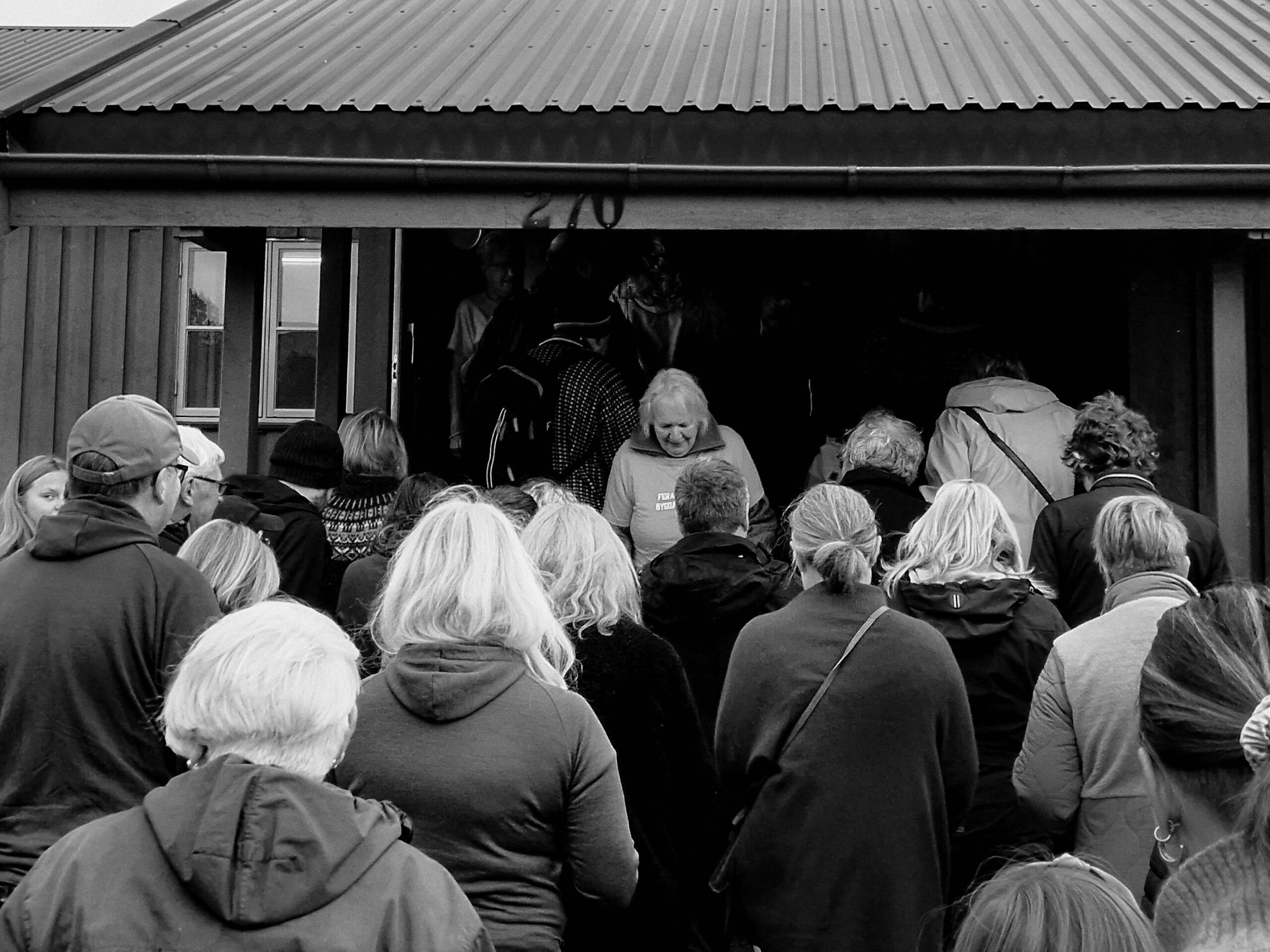 Loppemarked i Feragen, foto: Elisabeth Larsdatter Bakke Skott
