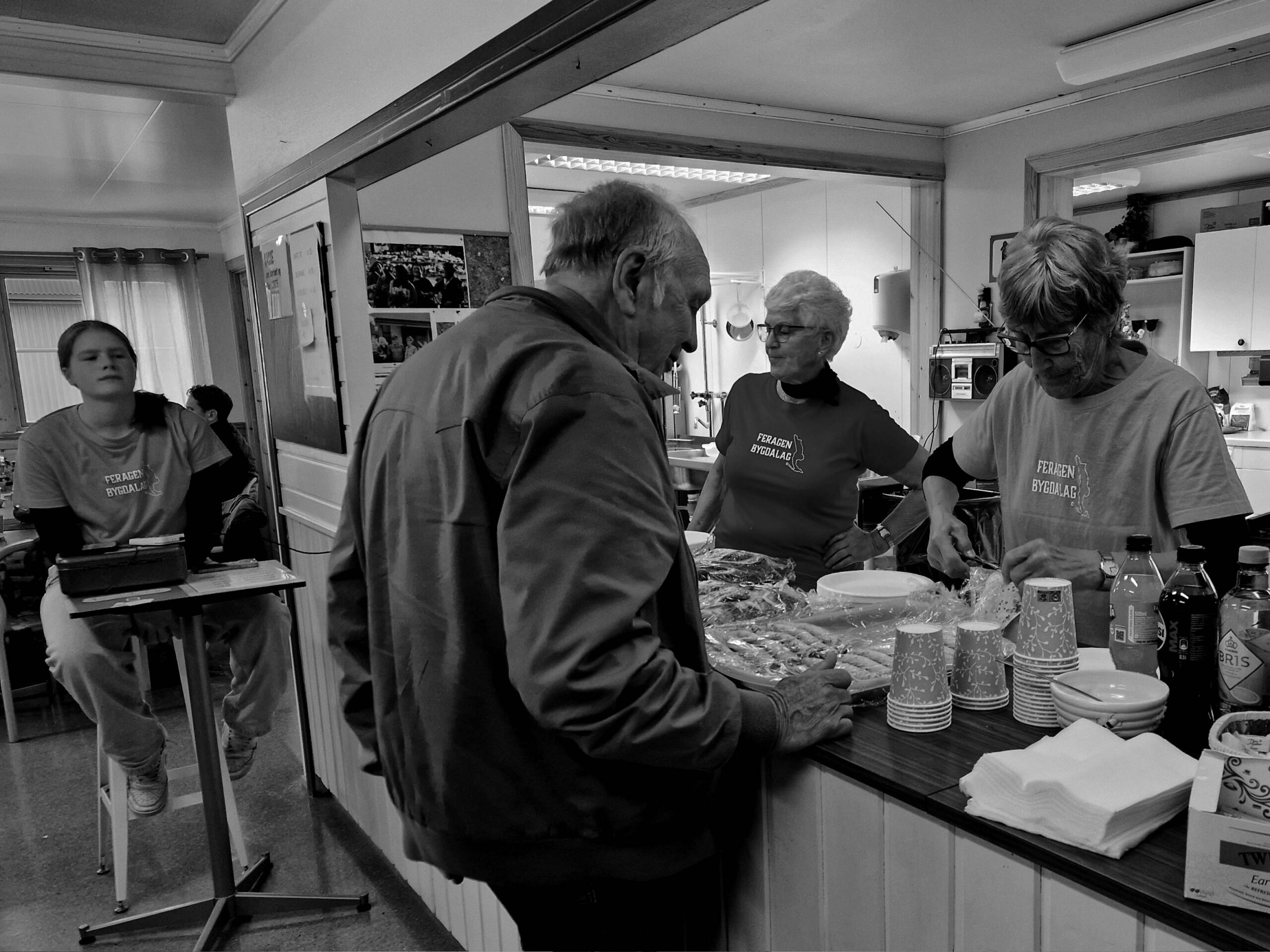 Loppemarked i Feragen, foto: Elisabeth Larsdatter Bakke Skott
