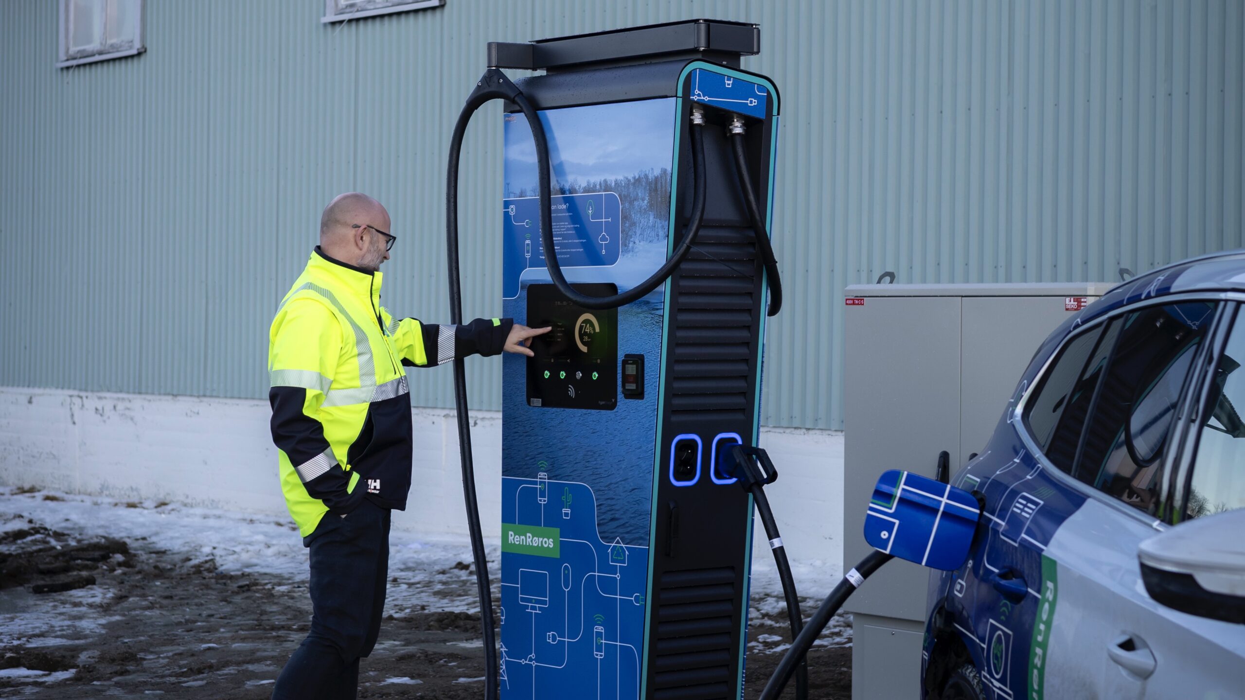 Brekken har fått elbil-lader